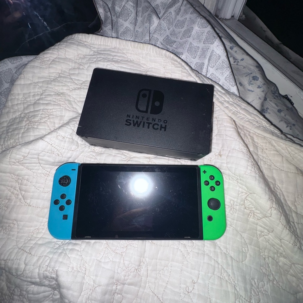 Nintendo Switch Console - Vibrant Blue and Green